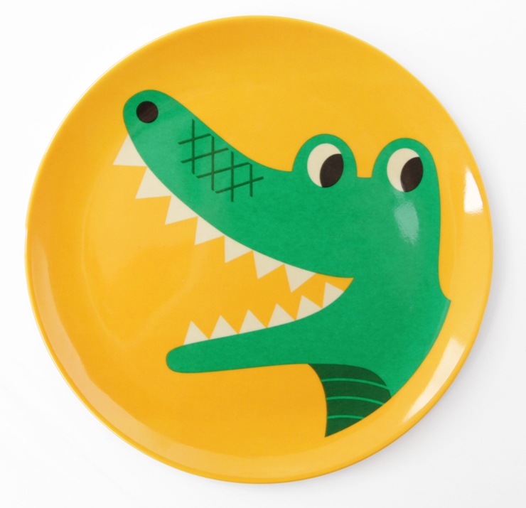 Plate Crocodile