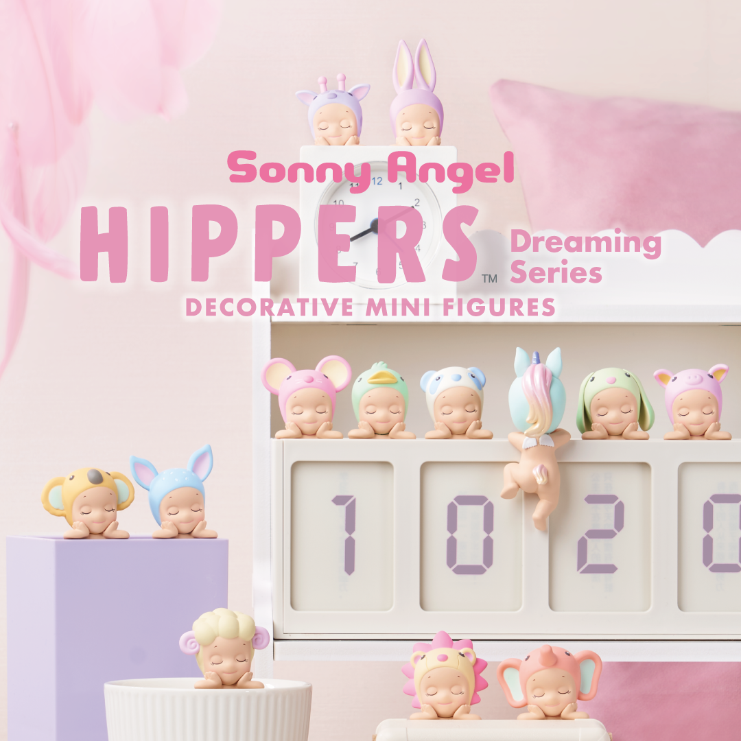 Authentic Sonny Angel Hippers Decorative mini figure Lop Ear Rabbit  Designer HOT