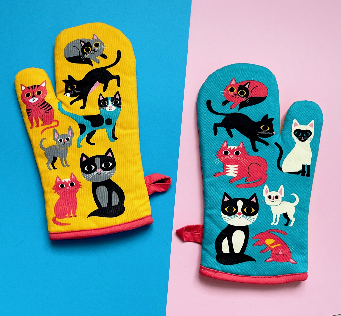 Oven Mitt for Cat Lovers